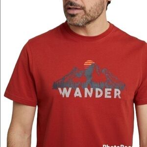 𝅺mountain warehouse Wander Organic Cotton Mens T-Shirt
